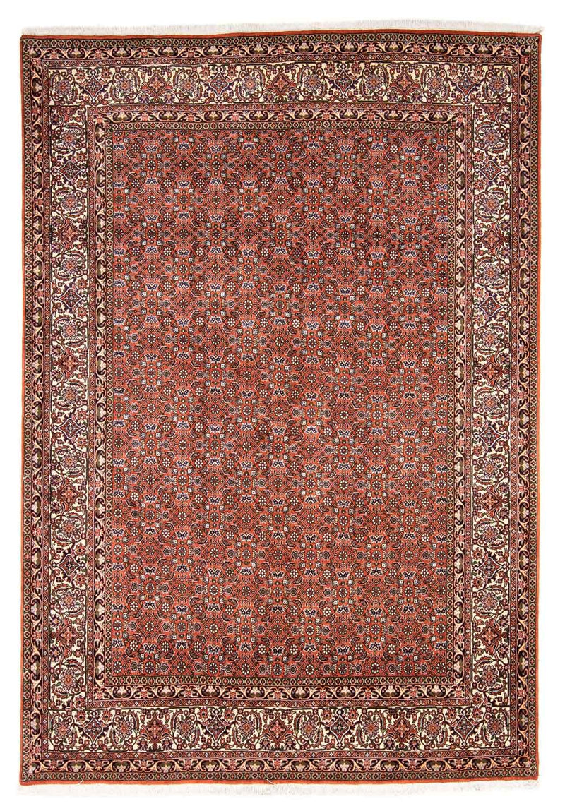 Alfombra persa - Bidjar - 237 x 168 cm - rojo claro
