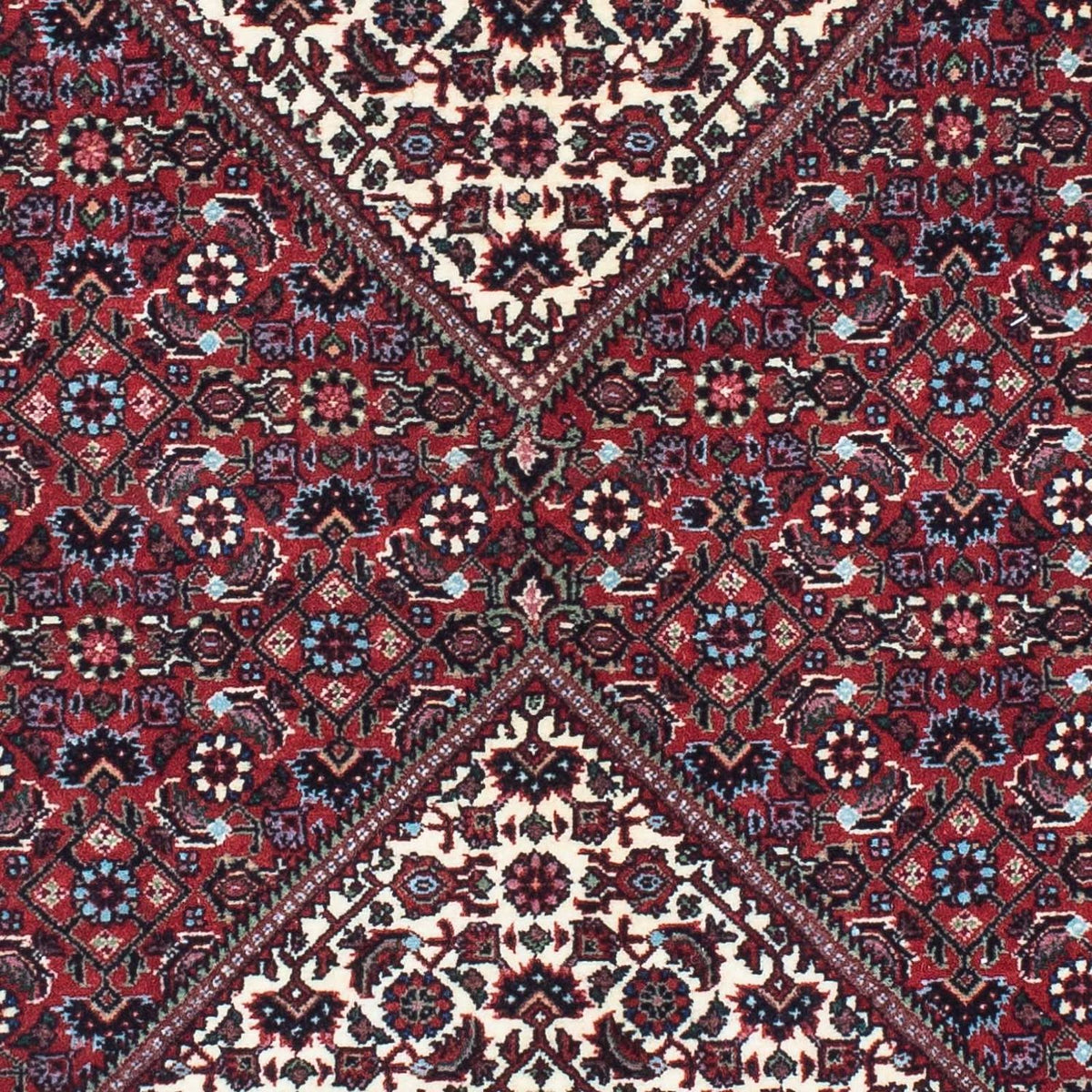 Alfombra de pasillo Alfombra persa - Bidjar - 215 x 80 cm - azul