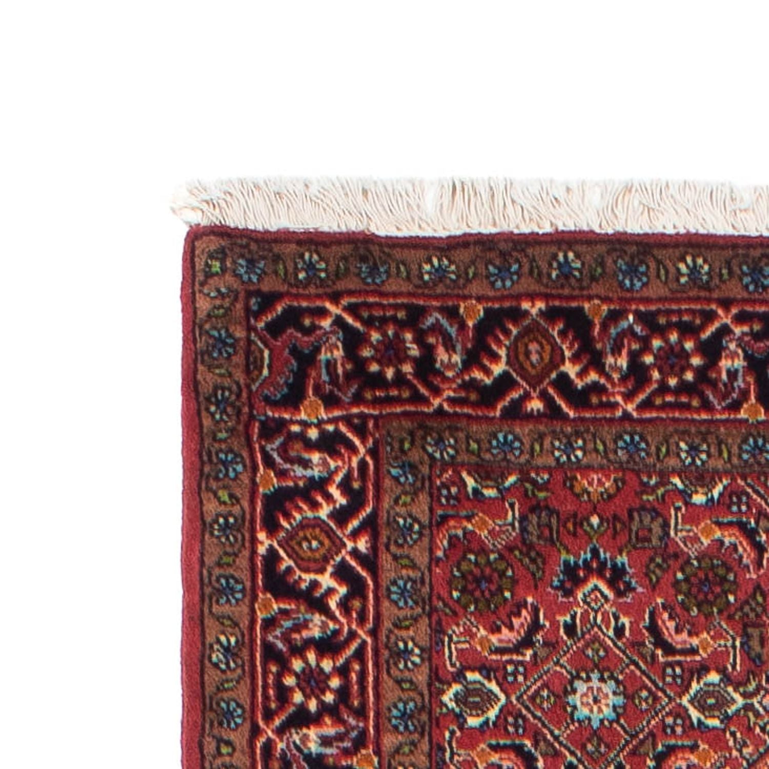 Alfombra de pasillo Alfombra persa - Bidjar - 305 x 82 cm - rojo claro