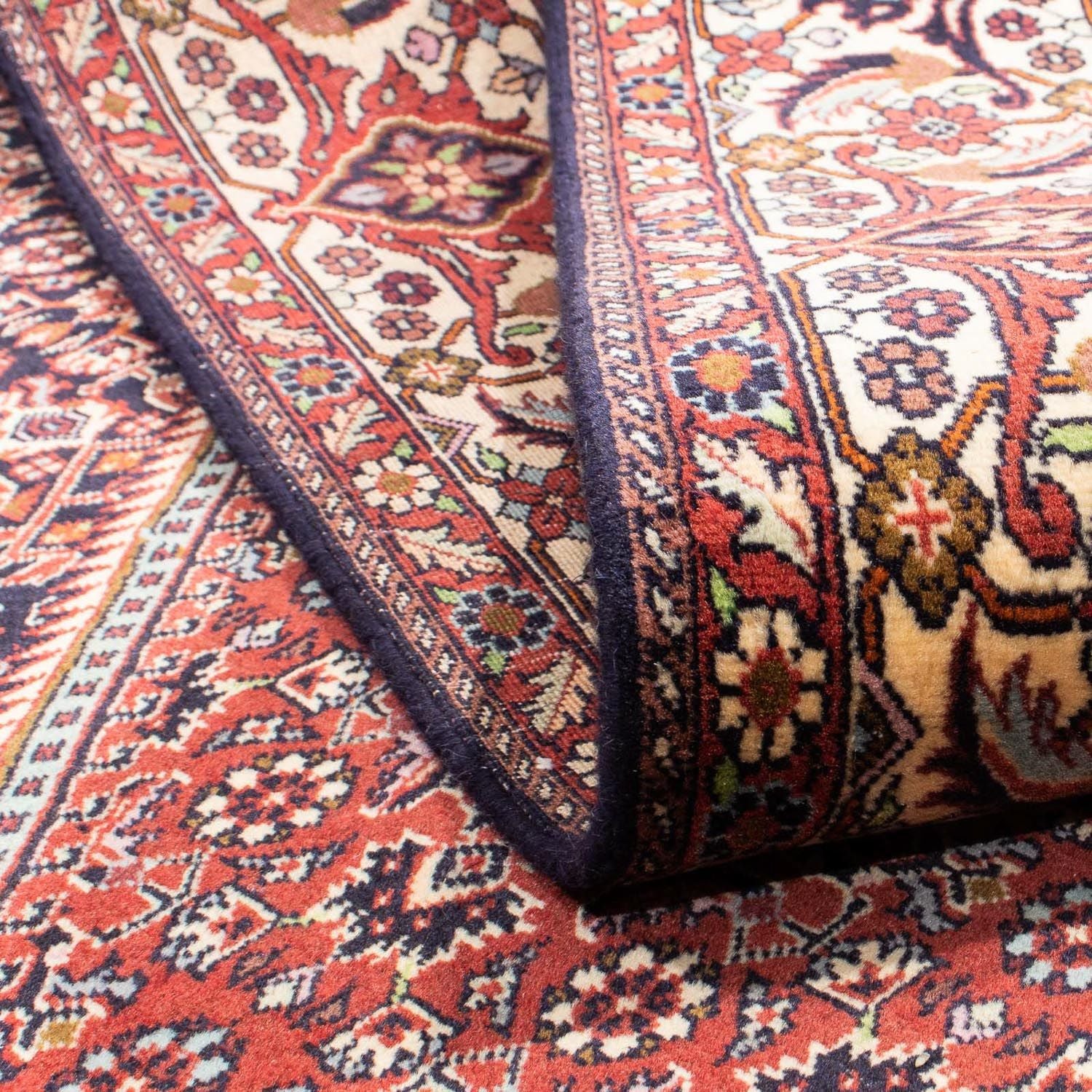 Alfombra persa - Bidjar - 300 x 200 cm - rojo claro