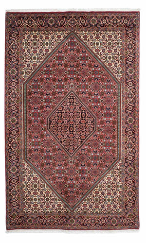 Alfombra persa - Bidjar - 233 x 140 cm - rojo