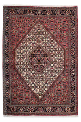 Alfombra persa - Bidjar - 218 x 148 cm - rojo