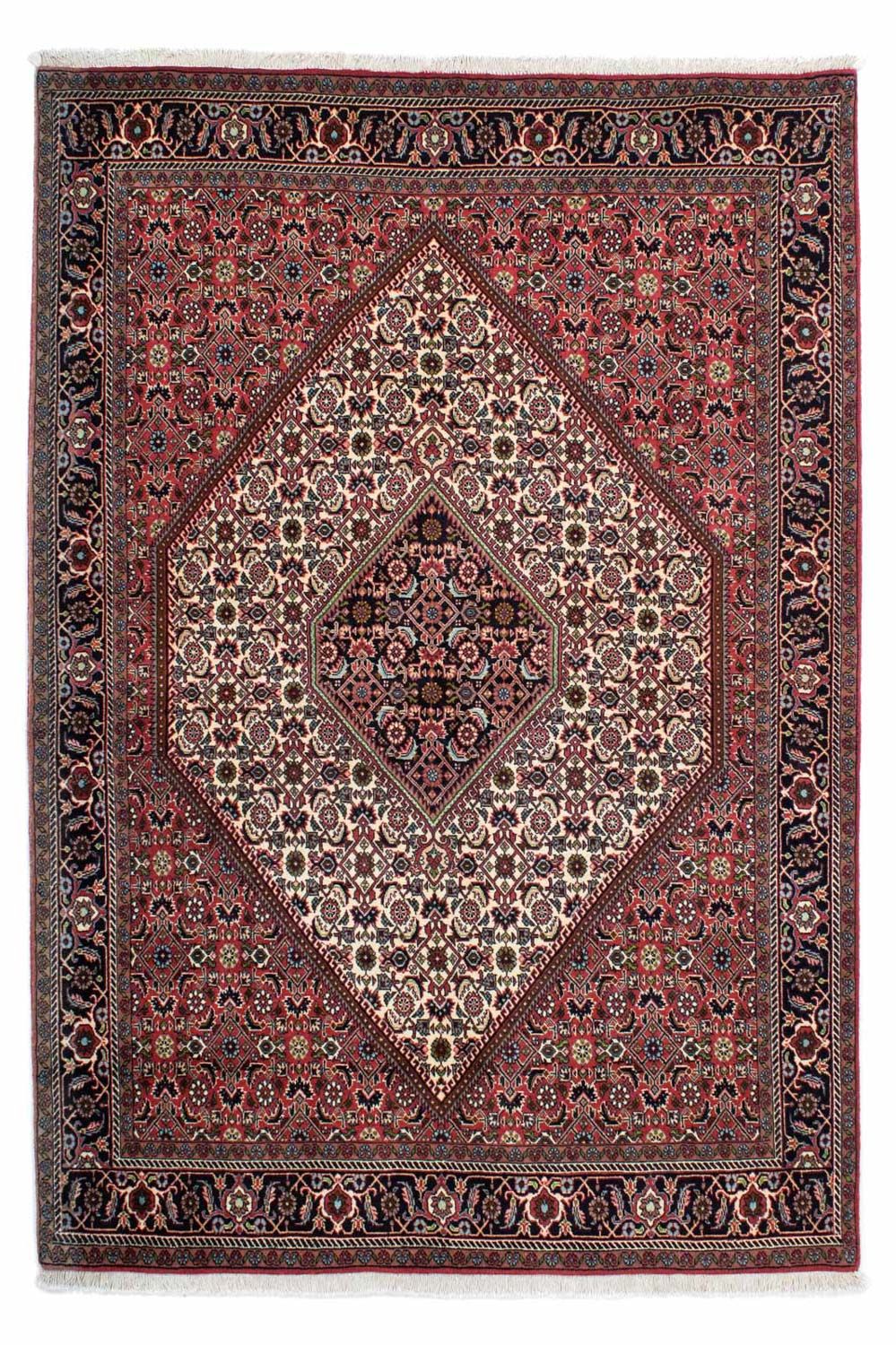 Alfombra persa - Bidjar - 218 x 148 cm - rojo