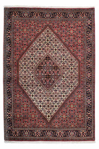 Alfombra persa - Bidjar - 218 x 148 cm - rojo