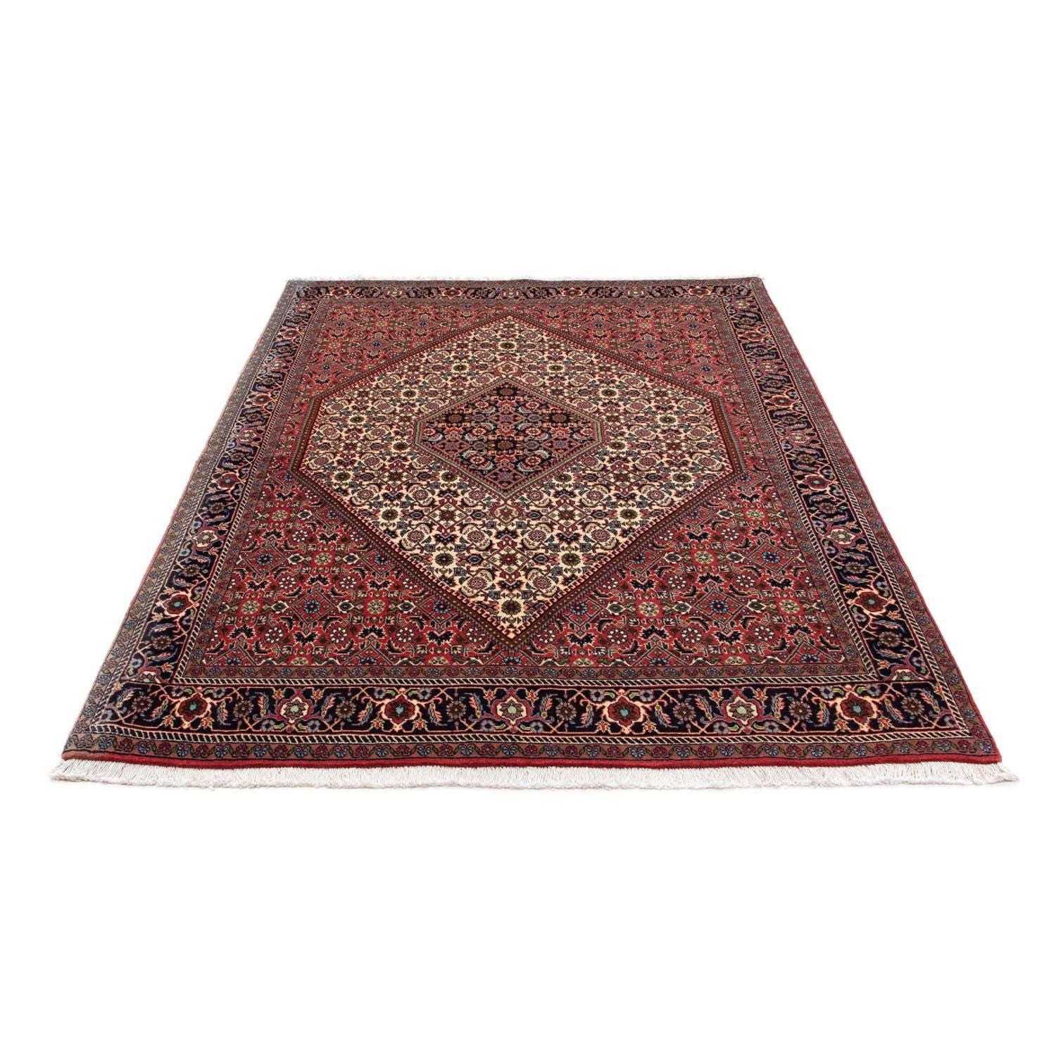 Alfombra persa - Bidjar - 218 x 148 cm - rojo