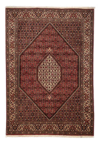 Alfombra persa - Bidjar - 283 x 204 cm - rojo oscuro