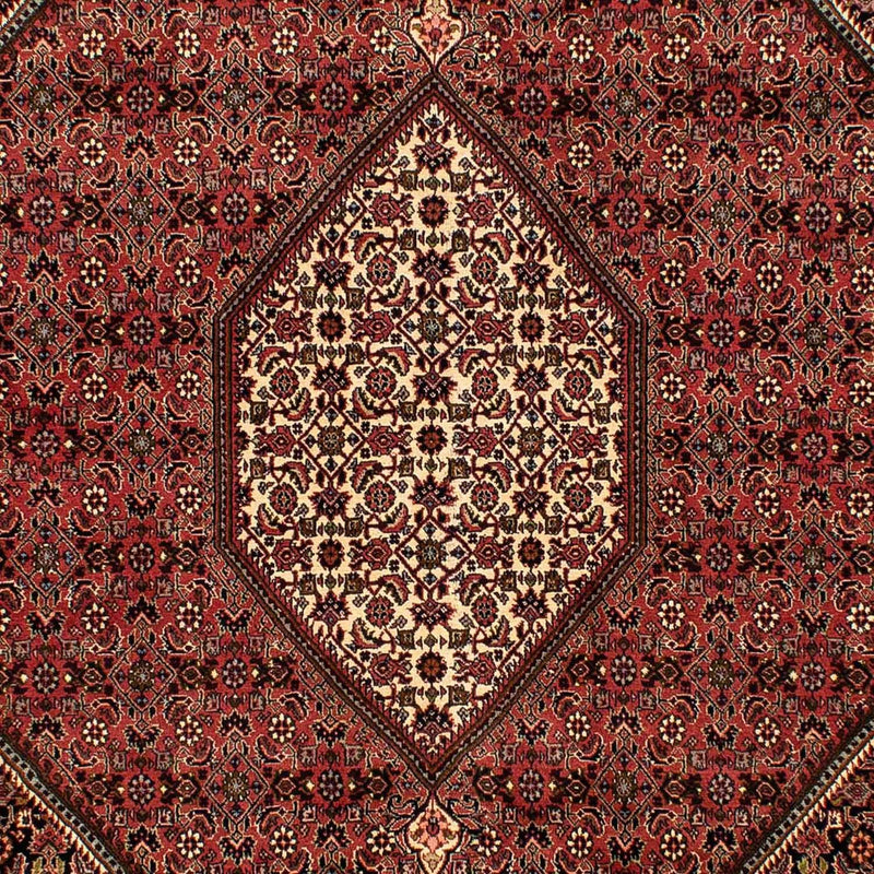 Alfombra persa - Bidjar - 283 x 204 cm - rojo oscuro