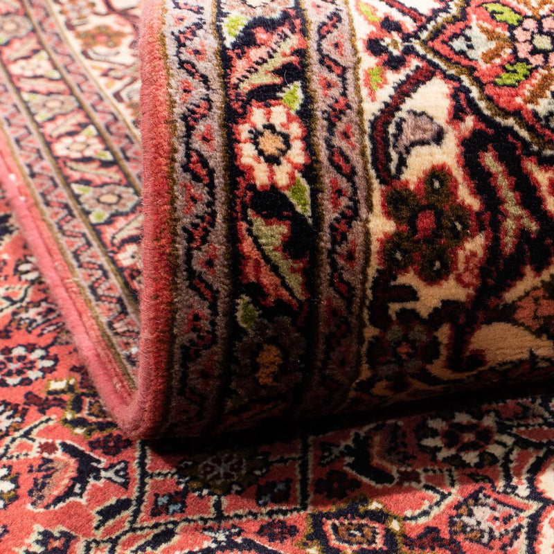 Alfombra persa - Bidjar - 283 x 204 cm - rojo oscuro