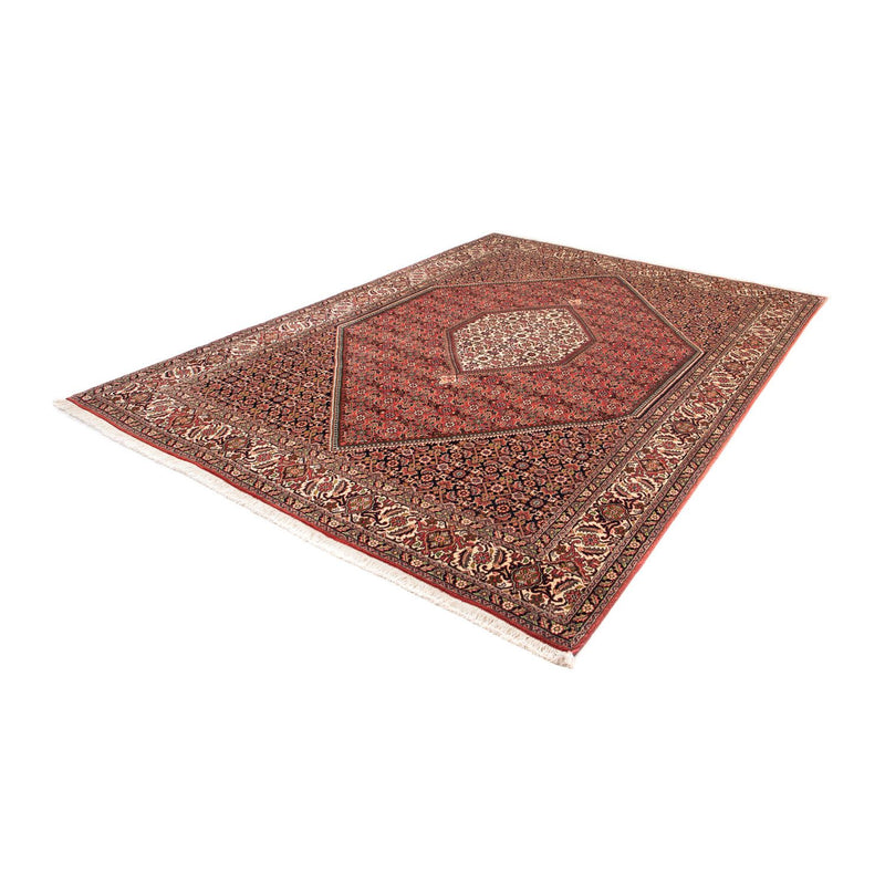 Alfombra persa - Bidjar - 283 x 204 cm - rojo oscuro