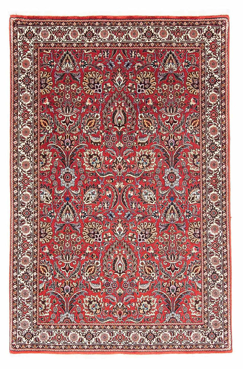 Alfombra persa - Bidjar - 176 x 114 cm - rojo