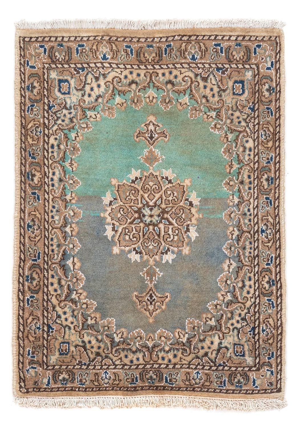 Alfombra persa - Nain - 80 x 55 cm - marrón claro