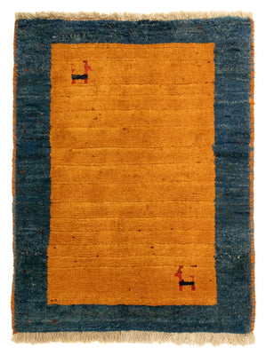 Alfombra Gabbeh - Persa - 85 x 64 cm - oro