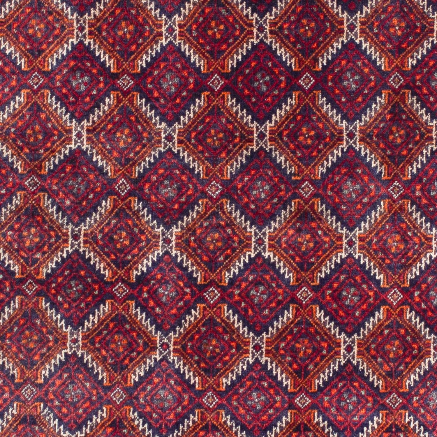 Alfombra Belutsch - 165 x 95 cm - rojo oscuro