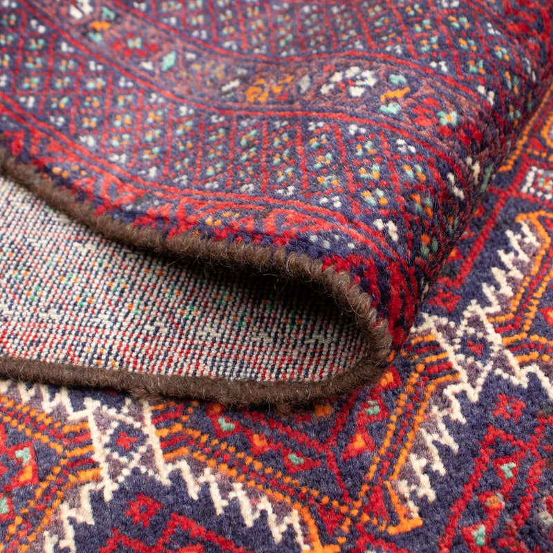 Alfombra Belutsch - 165 x 95 cm - rojo oscuro