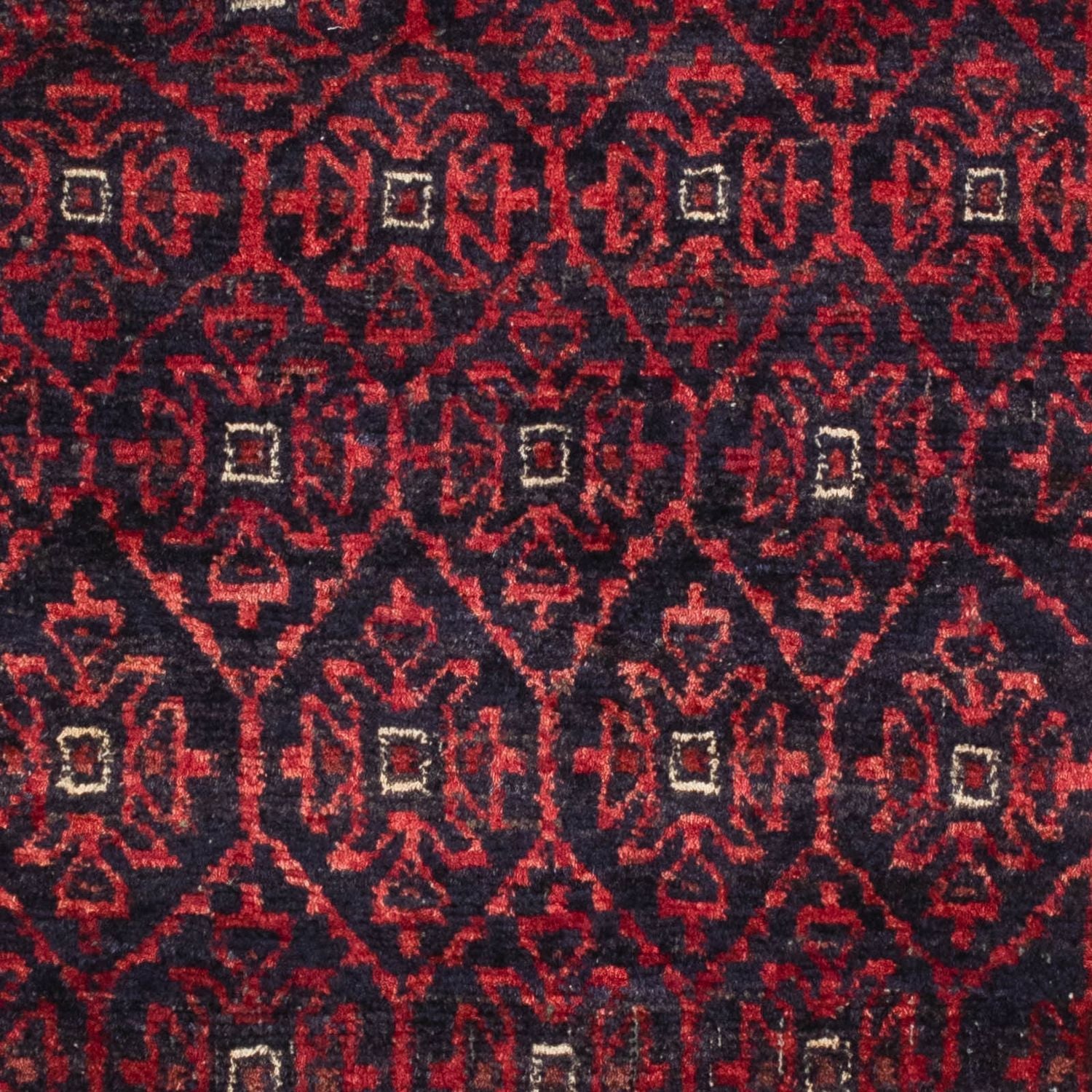 Alfombra de pasillo Alfombra Belutsch - 177 x 92 cm - rojo oscuro