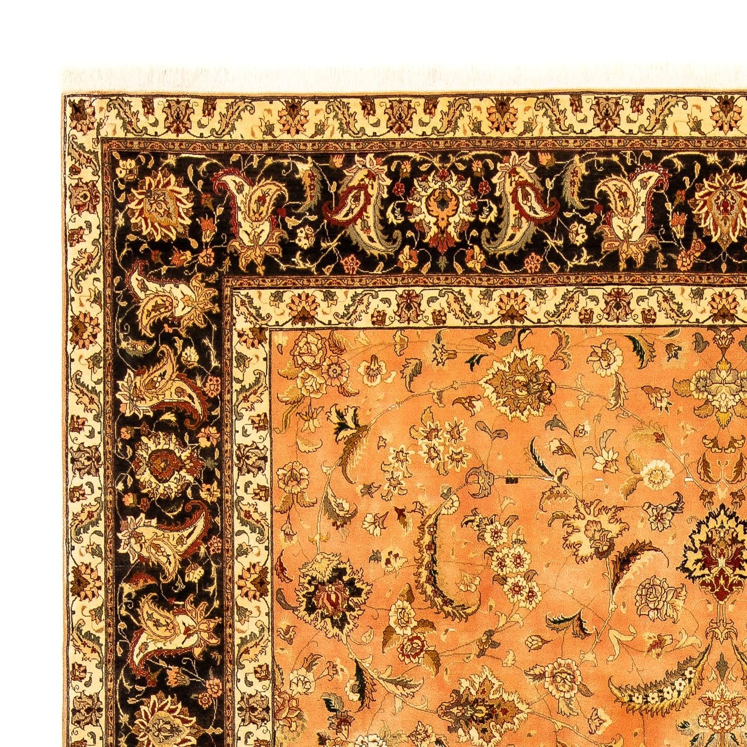 Alfombra Persa - Tabriz - Real - 346 x 255 cm - marrón claro