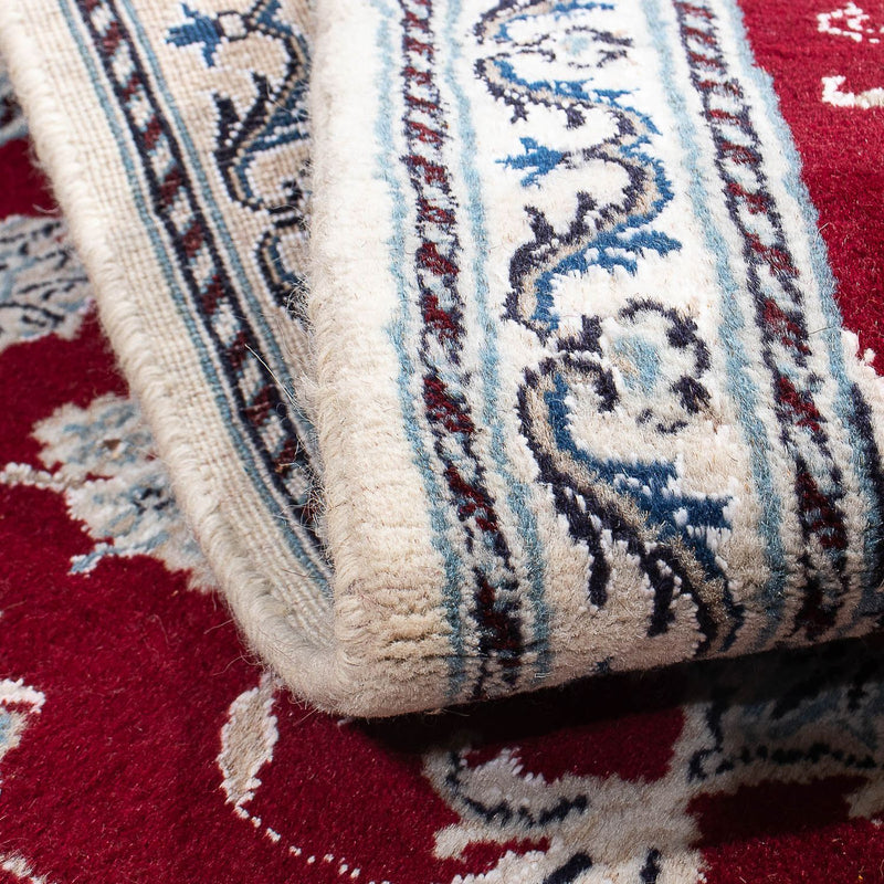 Alfombra persa - Nain - 142 x 95 cm - rojo oscuro