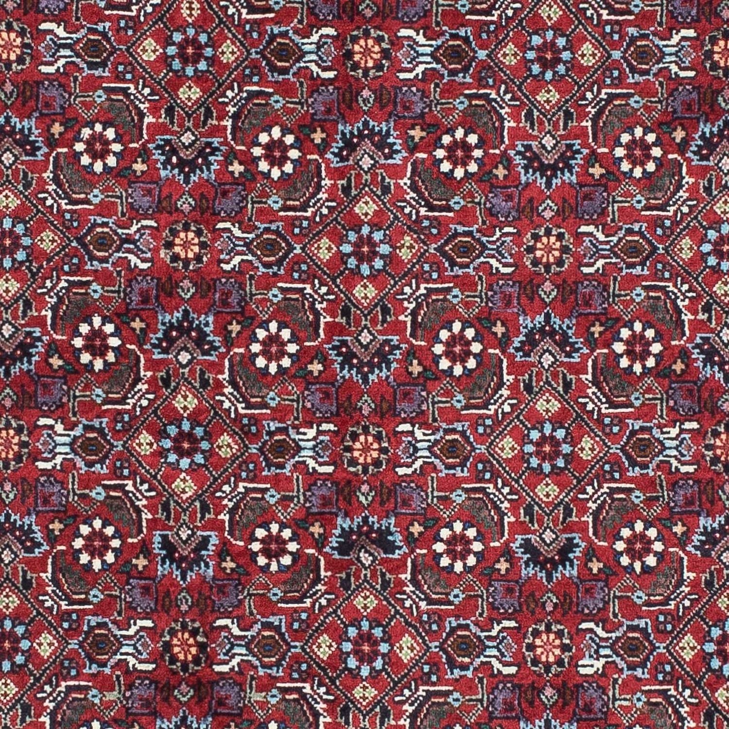 Alfombra de pasillo Alfombra persa - Bidjar - 198 x 76 cm - rojo
