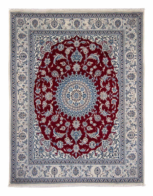 Alfombra persa - Nain - 318 x 246 cm - rojo oscuro