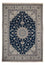 Alfombra persa - Nain - 345 x 244 cm - azul oscuro
