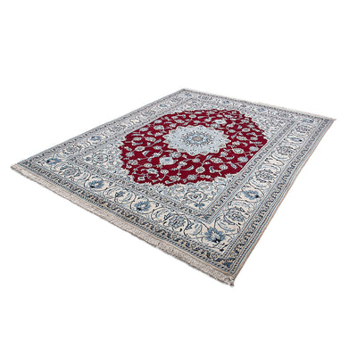 Nain Alfombra 198x252cm - Alfombra persa - rojo oscuro