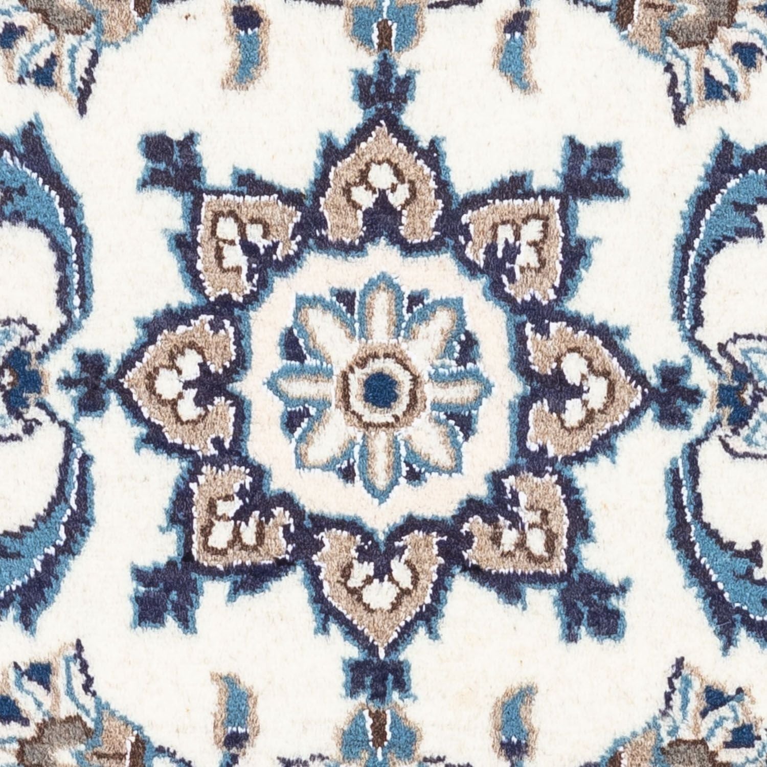 Alfombra persa - Nain - 131 x 67 cm - beige