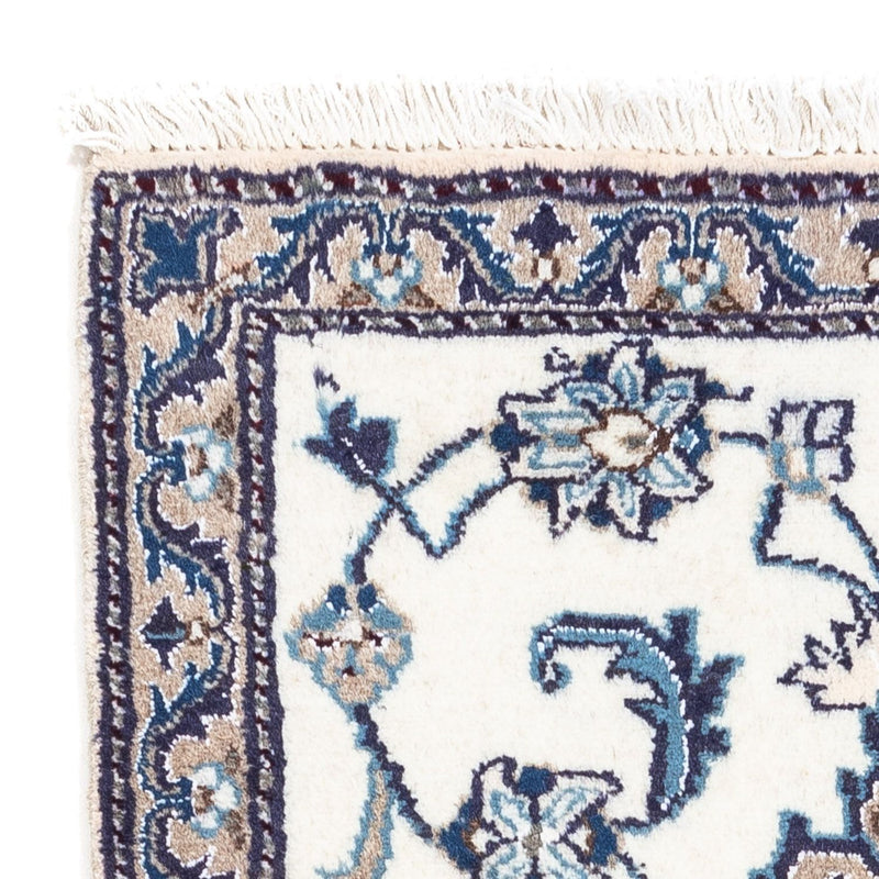 Alfombra persa - Nain - 131 x 67 cm - beige