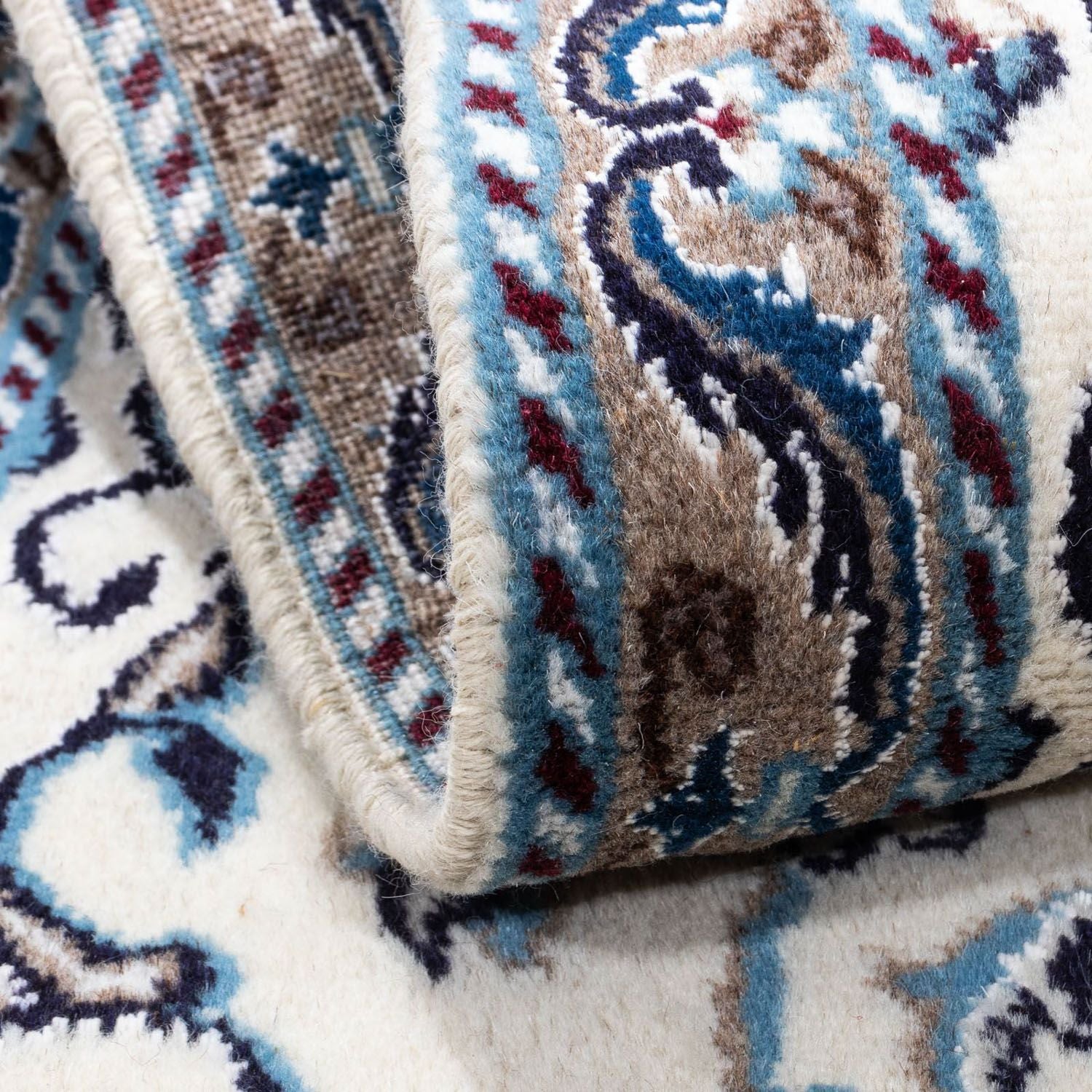 Alfombra persa - Nain - 146 x 67 cm - beige