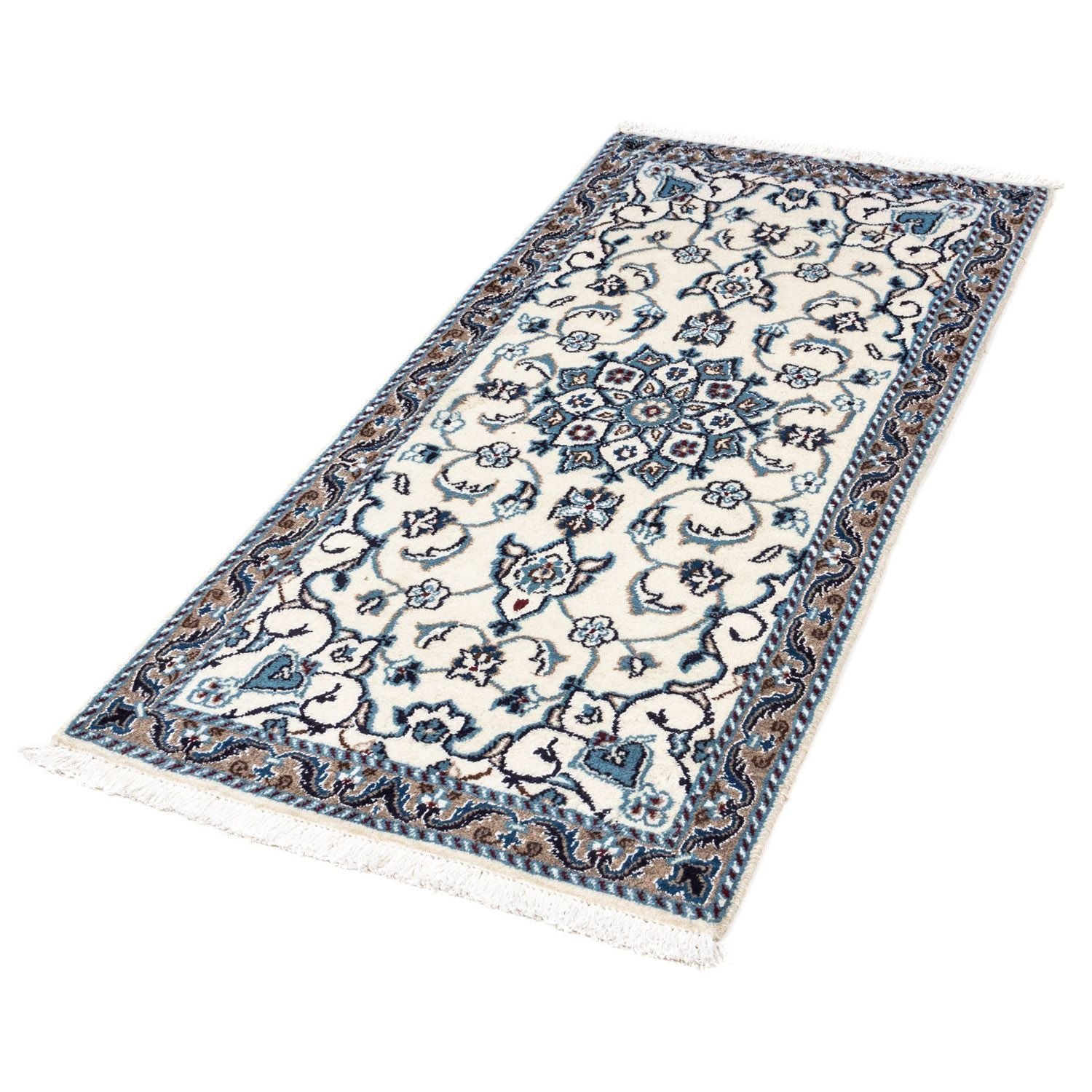 Alfombra persa - Nain - 146 x 67 cm - beige