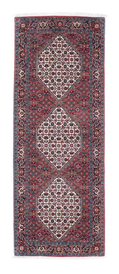 Alfombra de pasillo Alfombra persa - Bidjar - 197 x 74 cm - rojo