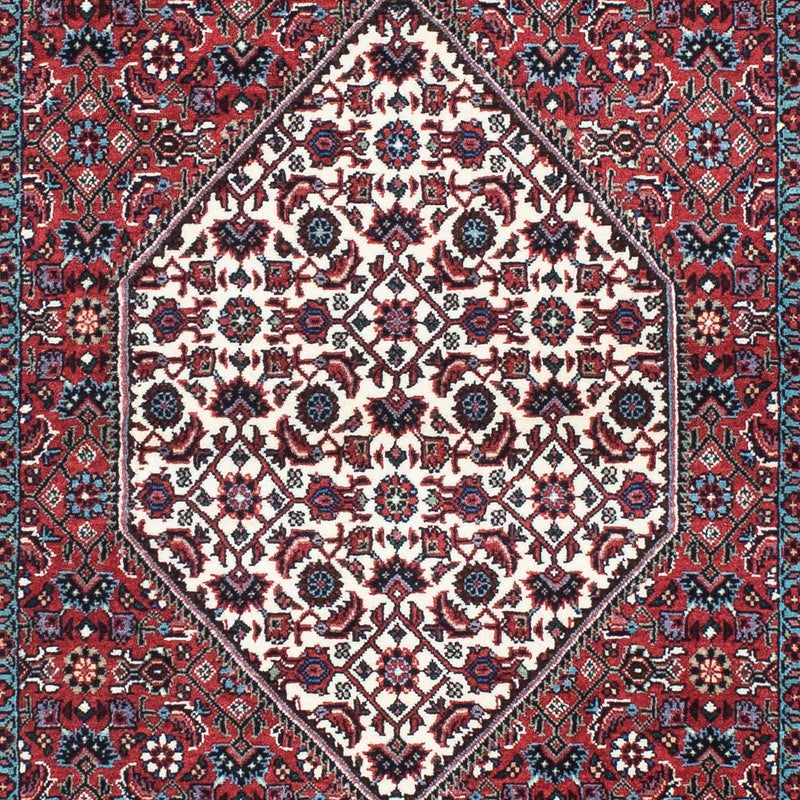 Alfombra de pasillo Alfombra persa - Bidjar - 197 x 74 cm - rojo