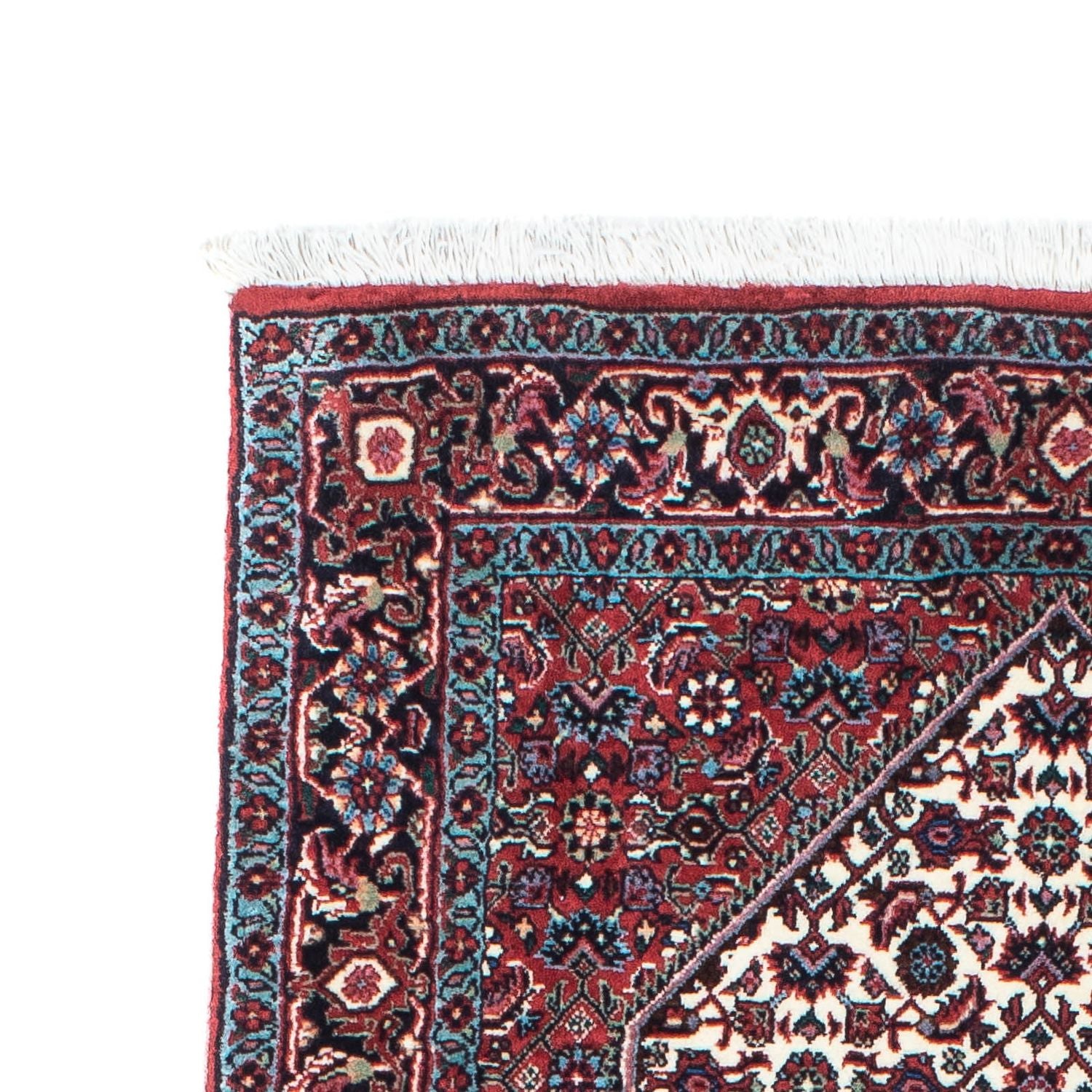Alfombra de pasillo Alfombra persa - Bidjar - 197 x 74 cm - rojo