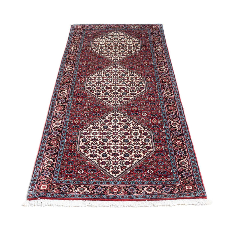 Alfombra de pasillo Alfombra persa - Bidjar - 197 x 74 cm - rojo