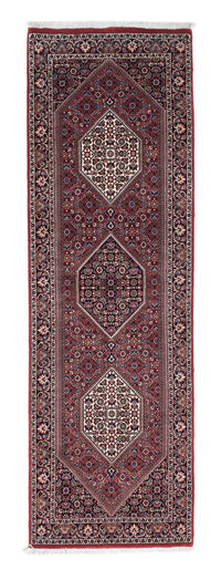 Alfombra de pasillo Alfombra persa - Bidjar - 225 x 72 cm - rojo