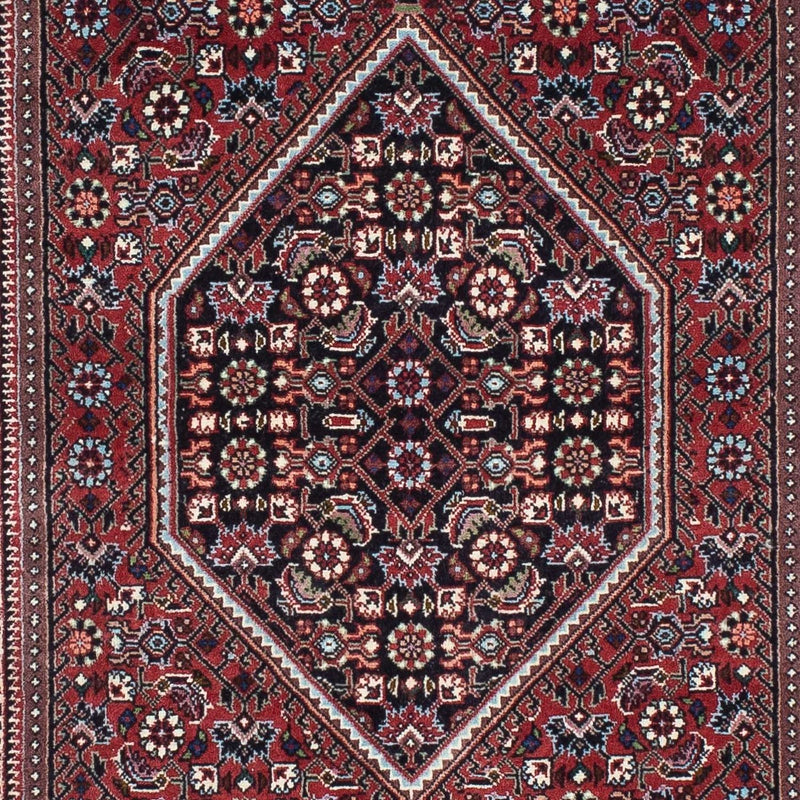 Alfombra de pasillo Alfombra persa - Bidjar - 225 x 72 cm - rojo