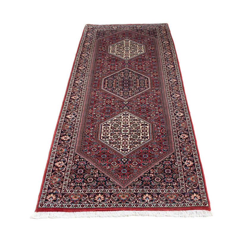 Alfombra de pasillo Alfombra persa - Bidjar - 225 x 72 cm - rojo