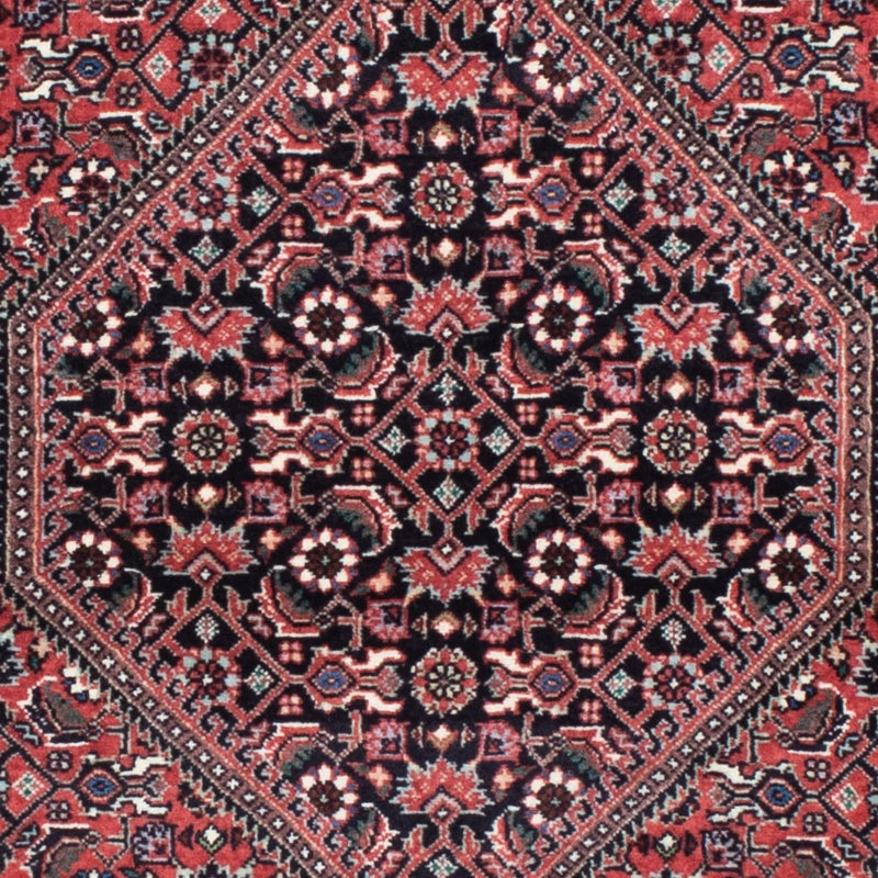 Alfombra de pasillo Alfombra persa - Bidjar - 196 x 72 cm - azul oscuro