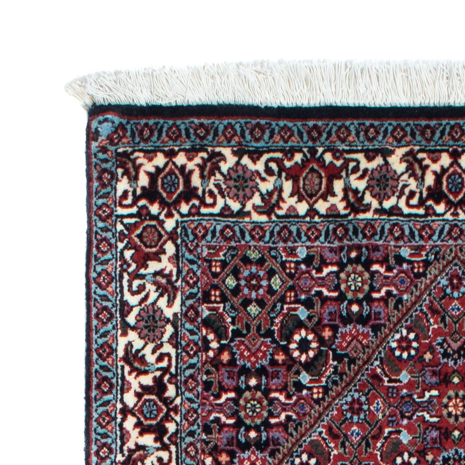 Alfombra de pasillo Alfombra persa - Bidjar - 205 x 73 cm - azul oscuro