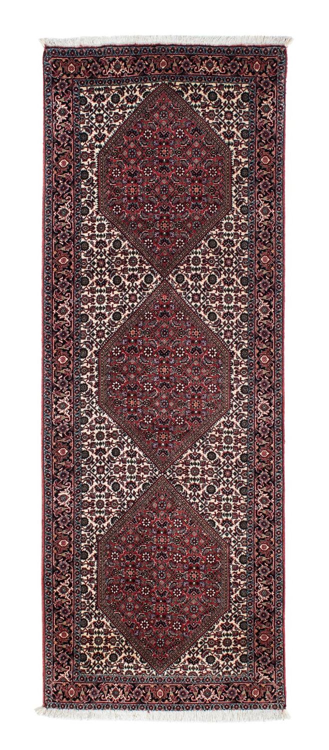 Alfombra de pasillo Alfombra persa - Bidjar - 217 x 74 cm - beige