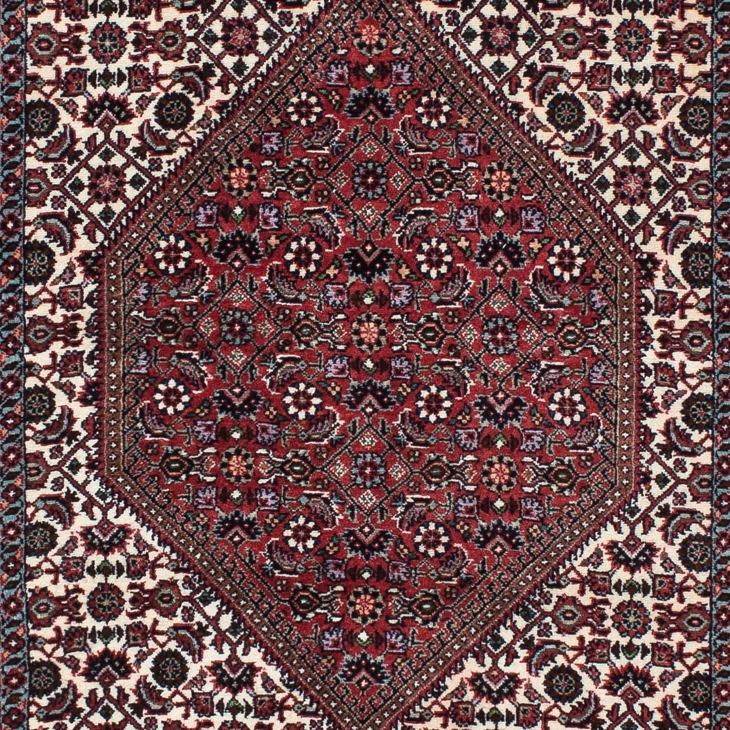 Alfombra de pasillo Alfombra persa - Bidjar - 217 x 74 cm - beige