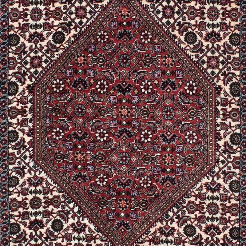 Alfombra de pasillo Alfombra persa - Bidjar - 217 x 74 cm - beige