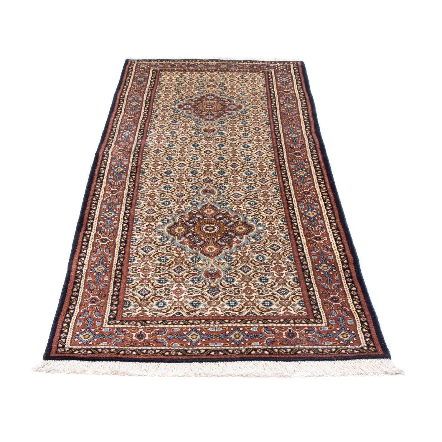 Alfombra de pasillo Alfombra persa - Clásica - 192 x 78 cm - beige
