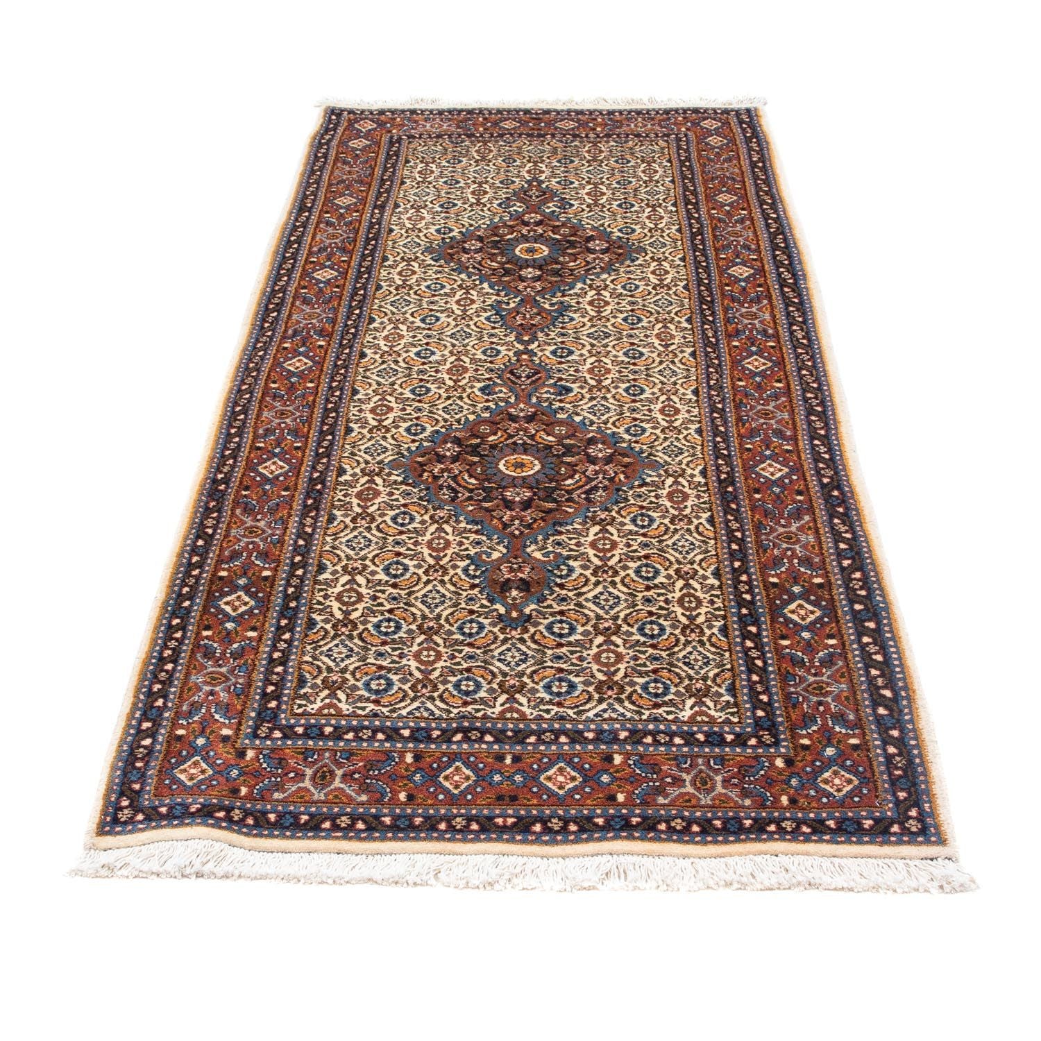 Alfombra de pasillo Alfombra persa - Clásica - 195 x 80 cm - beige