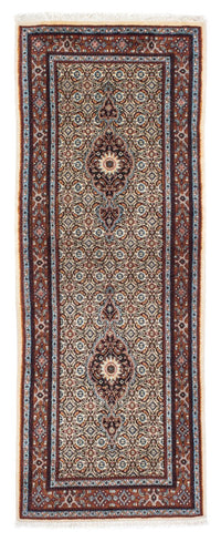 Alfombra de pasillo Alfombra persa - Clásica - 195 x 74 cm - beige