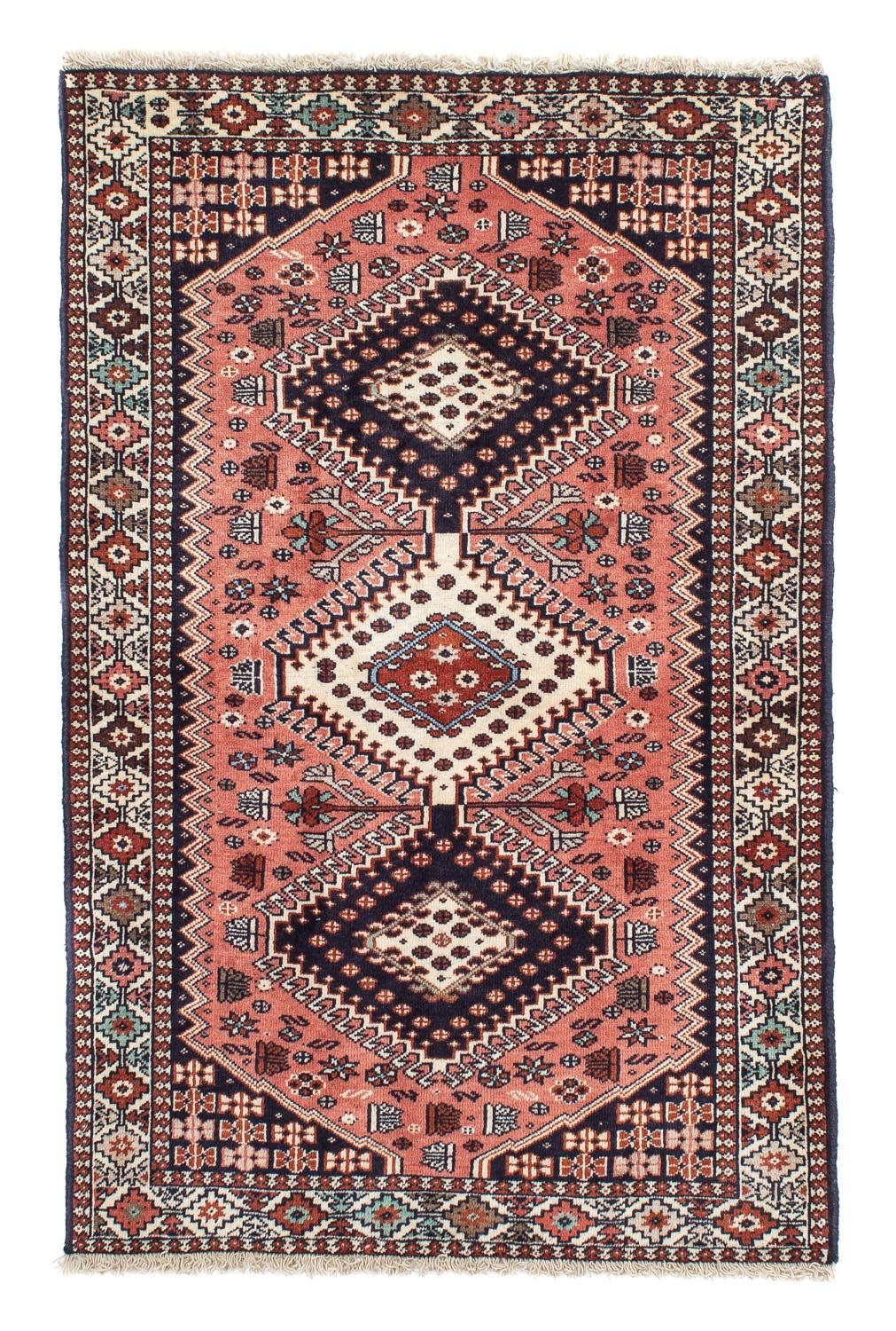 Alfombra de pasillo Alfombra persa - Clásica - 198 x 79 cm - rojo claro