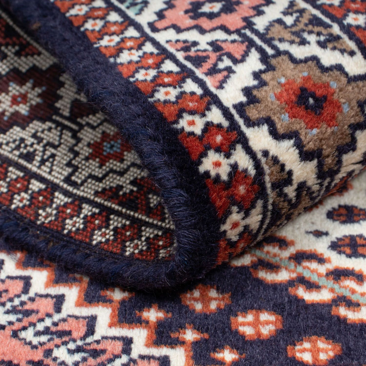 Alfombra de pasillo Alfombra persa - Clásica - 198 x 79 cm - rojo claro