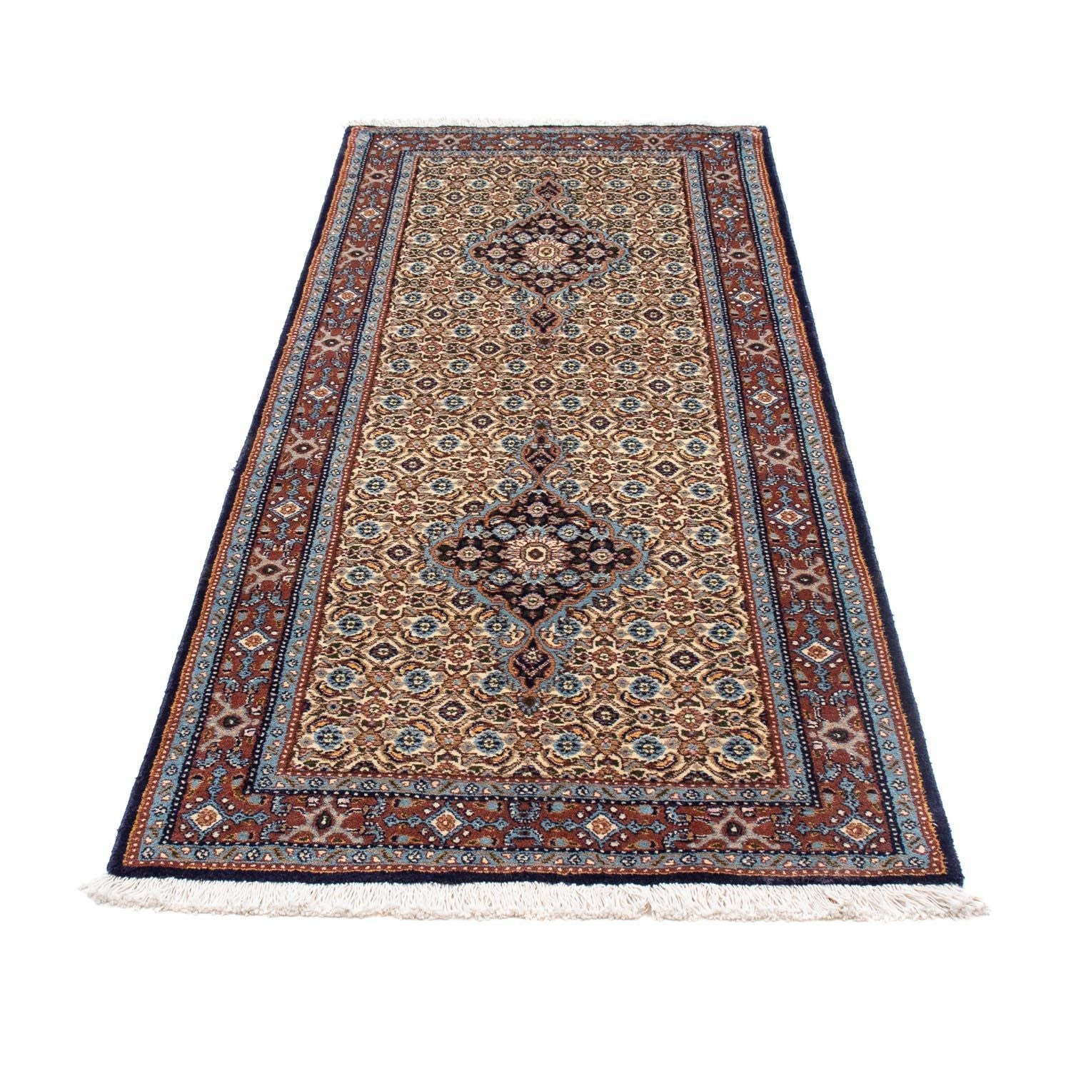 Alfombra de pasillo Alfombra persa - Clásica - 200 x 78 cm - beige