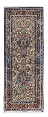 Alfombra de pasillo Alfombra persa - Clásica - 203 x 78 cm - beige