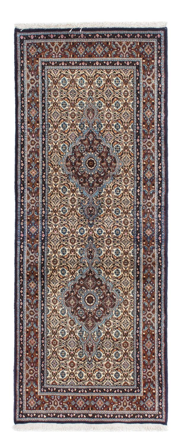 Alfombra de pasillo Alfombra persa - Clásica - 203 x 78 cm - beige