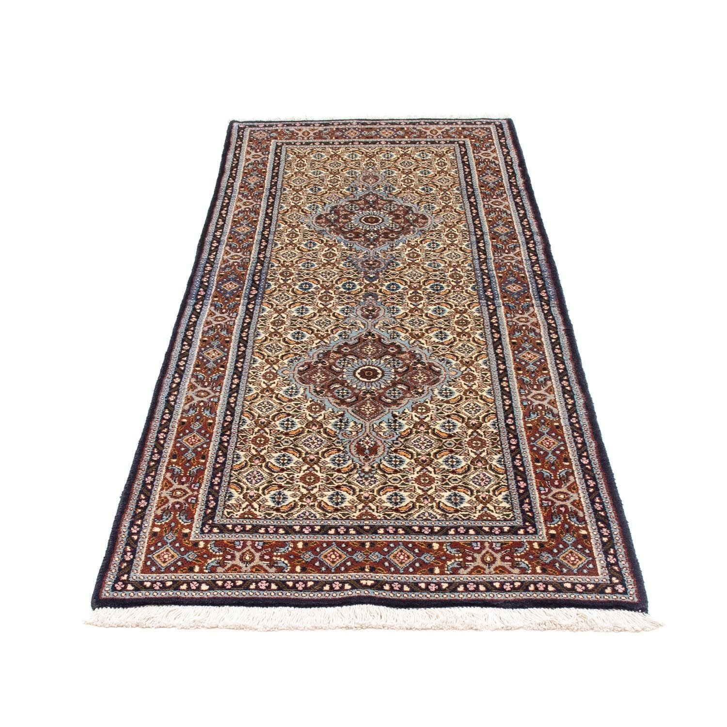 Alfombra de pasillo Alfombra persa - Clásica - 203 x 78 cm - beige